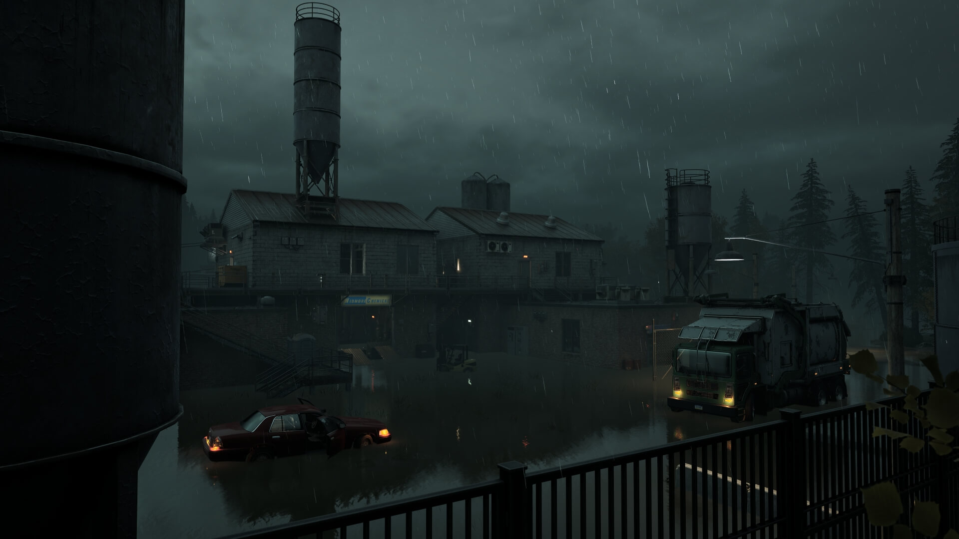 Flooded industrial Survival map